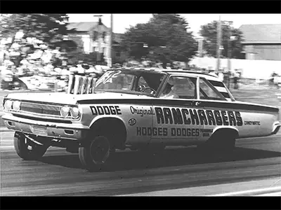 Dodge HEMI AFX racing engine, early 1960s.