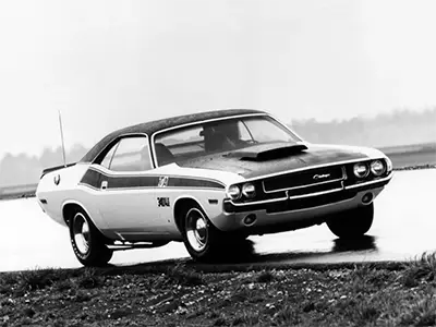 Dodge Challenger T/A from the 1970s.