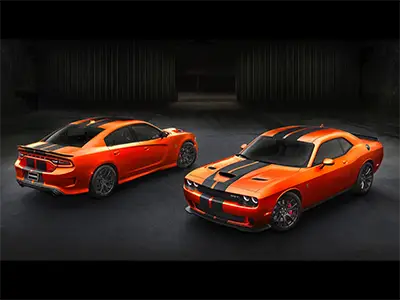 Dodge Challenger Shaker with classic muscle car styling.
