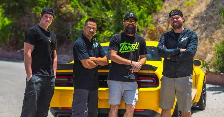 A picture of Throtl with one of their rides